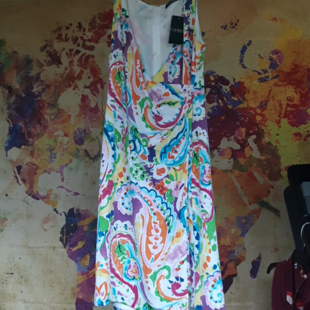 RALPH Lauren colorful dress